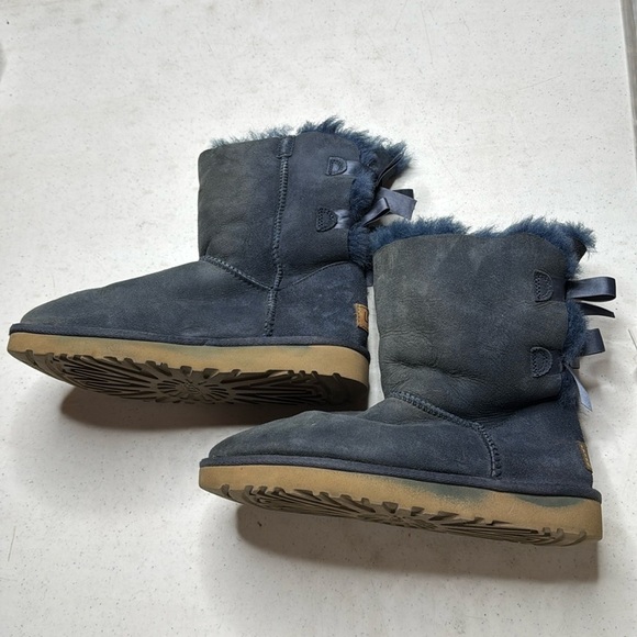 UGG Bailey Bow II Blue Size 6 USED CONDITION - Picture 8 of 14